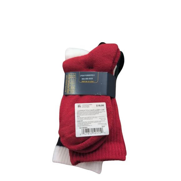 Polo Ralph Lauren Boys Socks Size 8–9.5 NWT - Picture 3 of 3